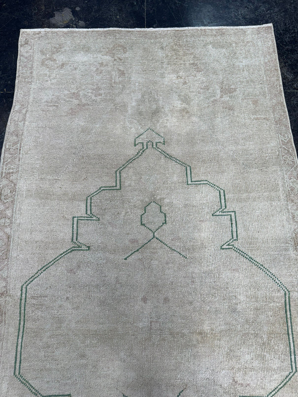 Turkish Vintage Rug 3'8'' x 7'11'' #24872