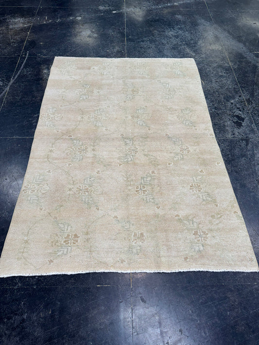 Turkish Vintage Rug 4' x 5'9'' #24870