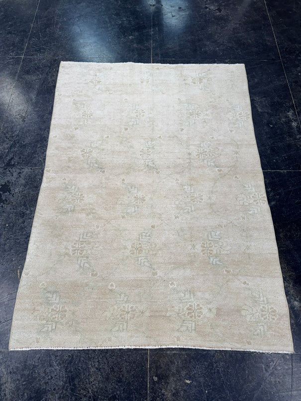 Turkish Vintage Rug 4' x 5'9'' #24870