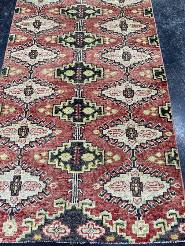 Turkish Vintage Runner Rug 3' x 8'4'' #24868