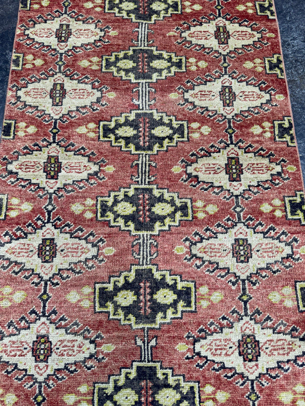 Turkish Vintage Runner Rug 3' x 8'4'' #24868