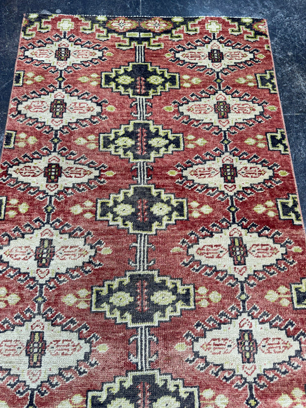 Turkish Vintage Runner Rug 3' x 8'4'' #24868