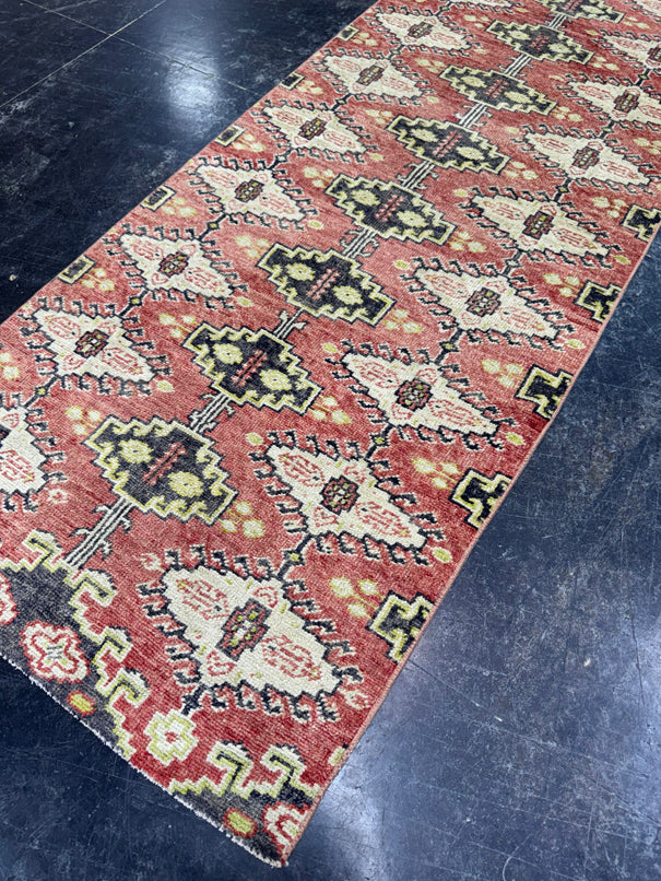 Turkish Vintage Runner Rug 3' x 8'4'' #24868