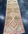 Turkish Vintage Runner Rug 3'2'' x 9' #24869