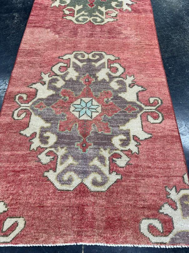 Turkish Vintage Runner Rug 2'8'' x 9'10'' #24866