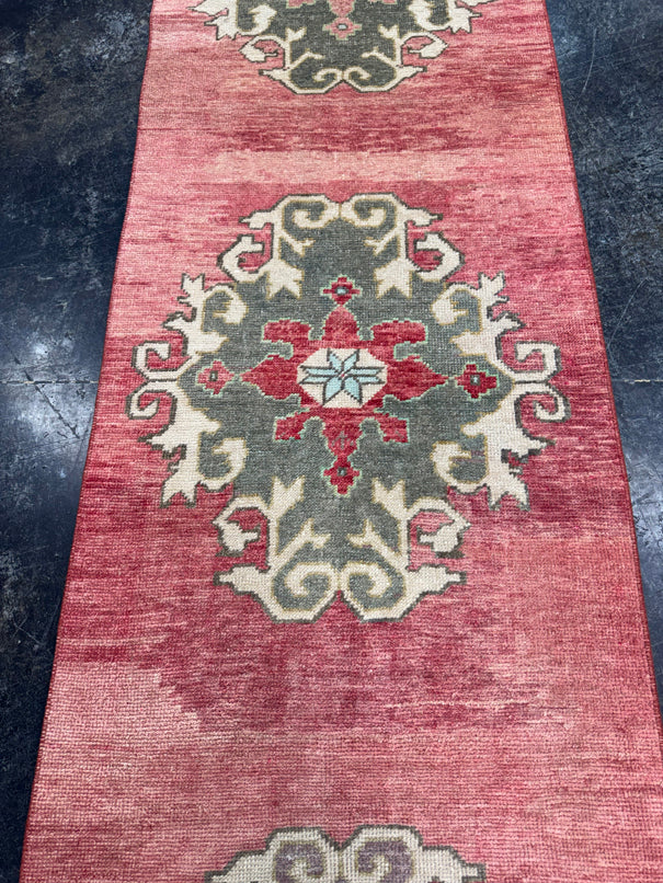 Turkish Vintage Runner Rug 2'8'' x 9'10'' #24866