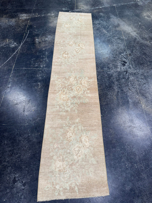 Turkish Vintage Runner Rug 2'4'' x 11' #24867