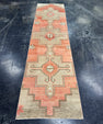Turkish Vintage Runner Rug 2'5'' x 9'10'' #24864