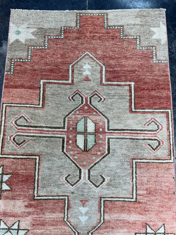 Turkish Vintage Runner Rug 2'5'' x 9'10'' #24864