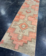 Turkish Vintage Runner Rug 2'5'' x 9'10'' #24864