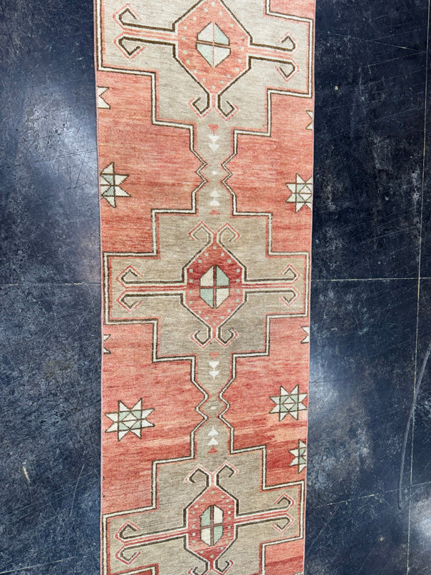 Turkish Vintage Runner Rug 2'5'' x 9'10'' #24864