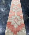 Turkish Vintage Runner Rug 2'5'' x 9'10'' #24864
