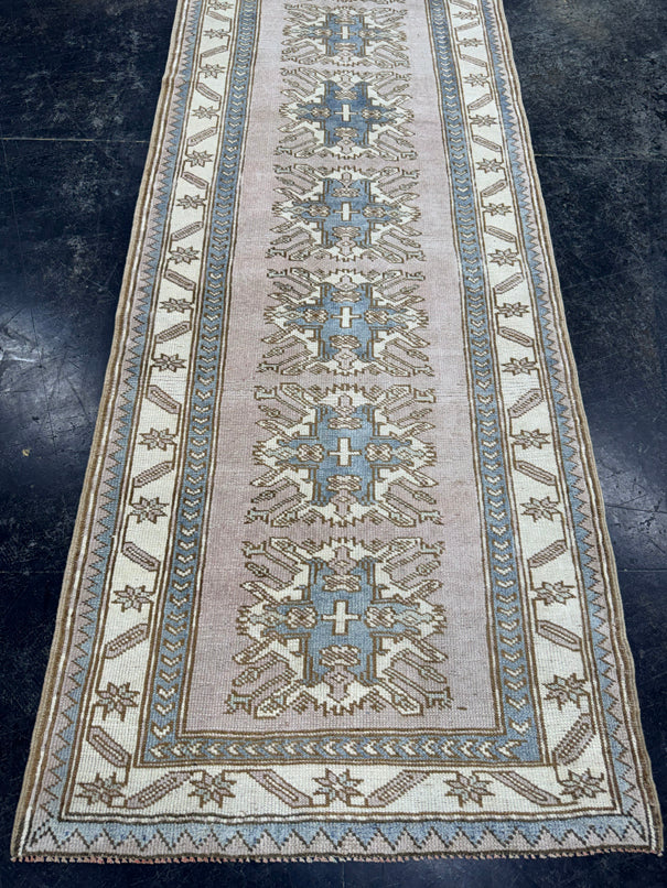 Turkish Vintage Runner Rug 2'8'' x 9' #24865