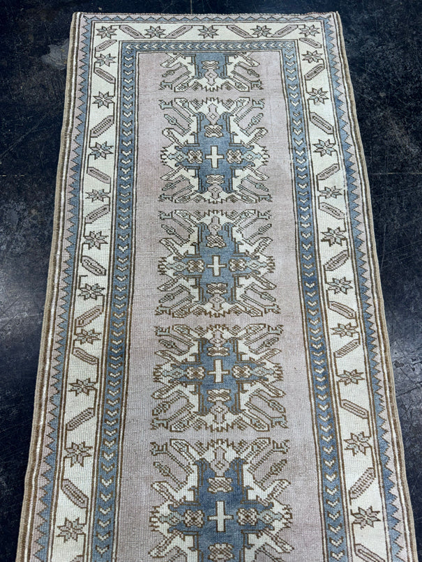 Turkish Vintage Runner Rug 2'8'' x 9' #24865