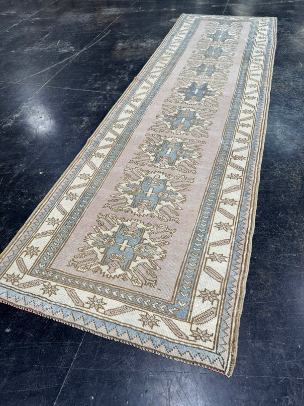 Turkish Vintage Runner Rug 2'8'' x 9' #24865