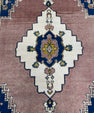 Turkish Vintage Rug 4'6'' x 7'10'' #24862