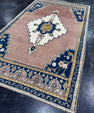 Turkish Vintage Rug 4'6'' x 7'10'' #24862