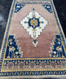 Turkish Vintage Rug 4'6'' x 7'10'' #24862