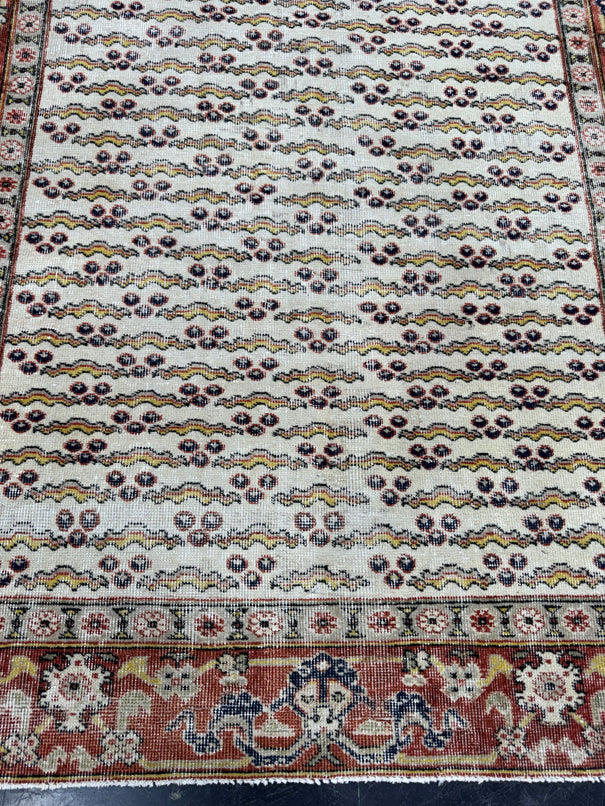Turkish Vintage Rug 4'5'' x 7'11'' #24863