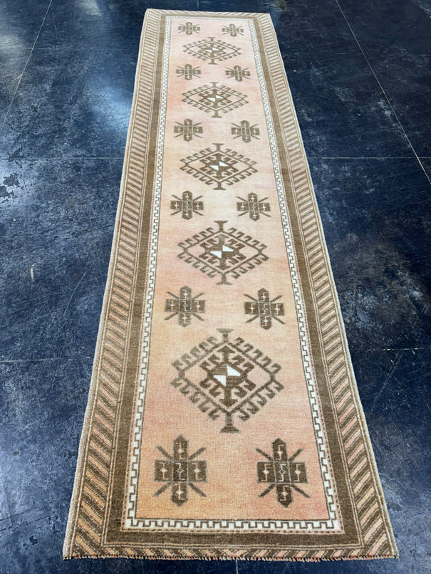 Turkish Vintage Runner Rug 2'6'' x 9'4'' #24860