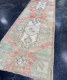 Turkish Vintage Runner Rug 3'2'' x 10'2'' #24861