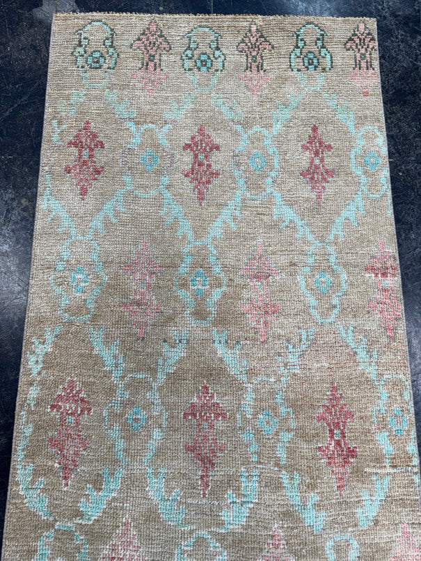Turkish Vintage Runner Rug 2'6'' x 8'6'' #24855