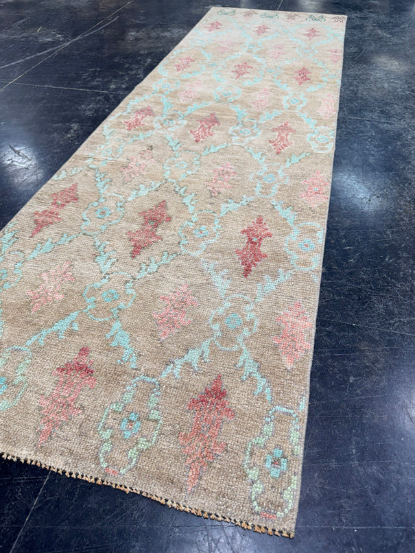 Turkish Vintage Runner Rug 2'6'' x 8'6'' #24855