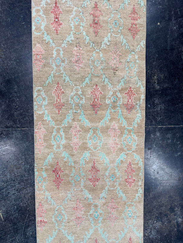 Turkish Vintage Runner Rug 2'6'' x 8'6'' #24855