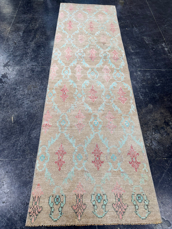 Turkish Vintage Runner Rug 2'6'' x 8'6'' #24855