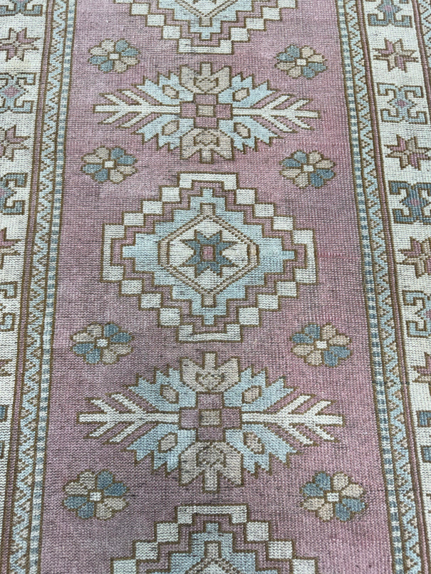 Turkish Vintage Runner Rug 3' x 14'10'' #24856