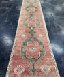 Turkish Vintage Runner Rug 3' x 13'6'' #24857