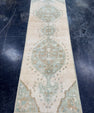 Turkish Vintage Runner Rug 3'2'' x 9'7'' #24853