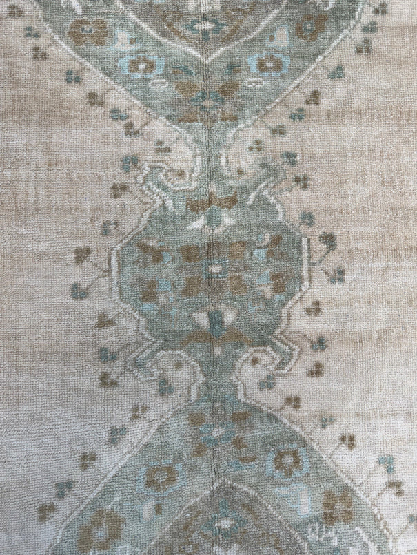 Turkish Vintage Runner Rug 3'2'' x 9'7'' #24853