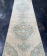 Turkish Vintage Runner Rug 3'2'' x 9'7'' #24853