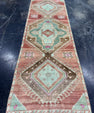 Turkish Vintage Runner Rug 3'2'' x 9'8'' #24854