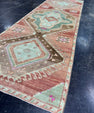 Turkish Vintage Runner Rug 3'2'' x 9'8'' #24854