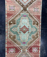 Turkish Vintage Runner Rug 3'2'' x 9'8'' #24854