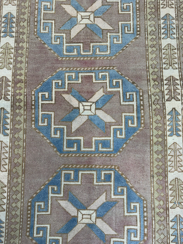 Turkish Vintage Rug 3'5'' x 6' #24843