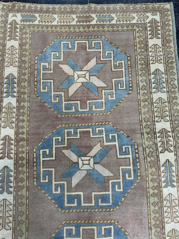 Turkish Vintage Rug 3'5'' x 6' #24843