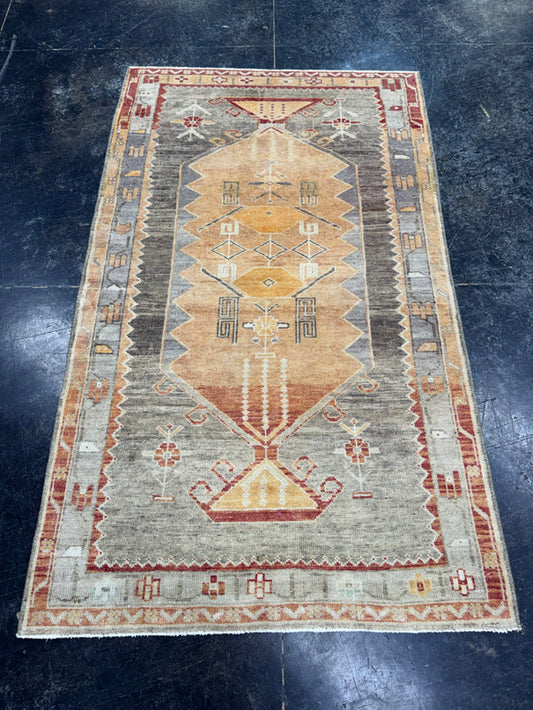 Turkish Vintage Rug 3' x 5'2'' #24830