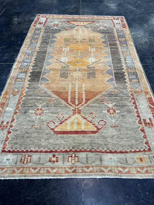 Turkish Vintage Rug 3' x 5'2'' #24830