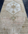 Turkish Vintage Rug 3'6'' x 7'7'' #24837
