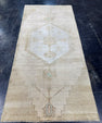 Turkish Vintage Rug 3'6'' x 7'7'' #24837