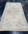 Turkish Vintage Rug 4'2'' x 7'3'' #24838