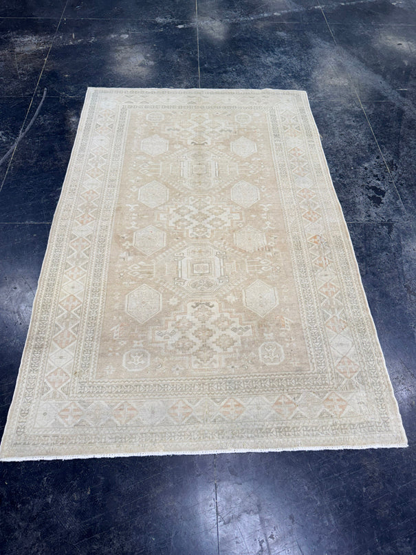 Turkish Vintage Rug 4'2'' x 6'4'' #24835
