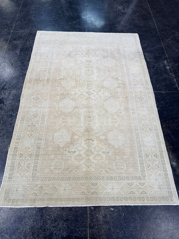 Turkish Vintage Rug 4'2'' x 6'4'' #24835