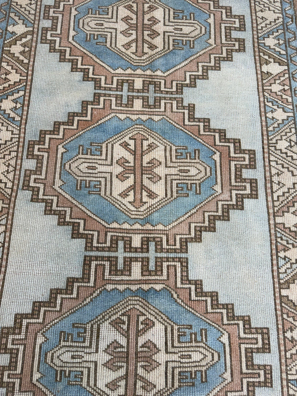 Turkish Vintage Rug 3'2'' x 5'4'' #24827