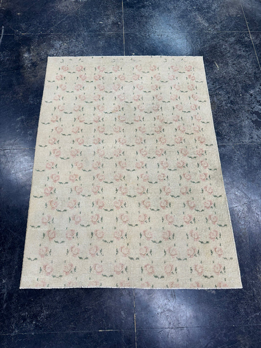 Turkish Vintage Rug 3'5'' x 4'9" #24823