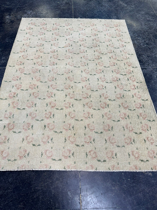 Turkish Vintage Rug 3'5'' x 4'9" #24823