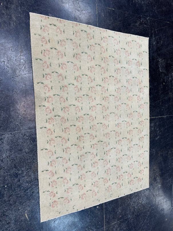 Turkish Vintage Rug 3'5'' x 4'9" #24823